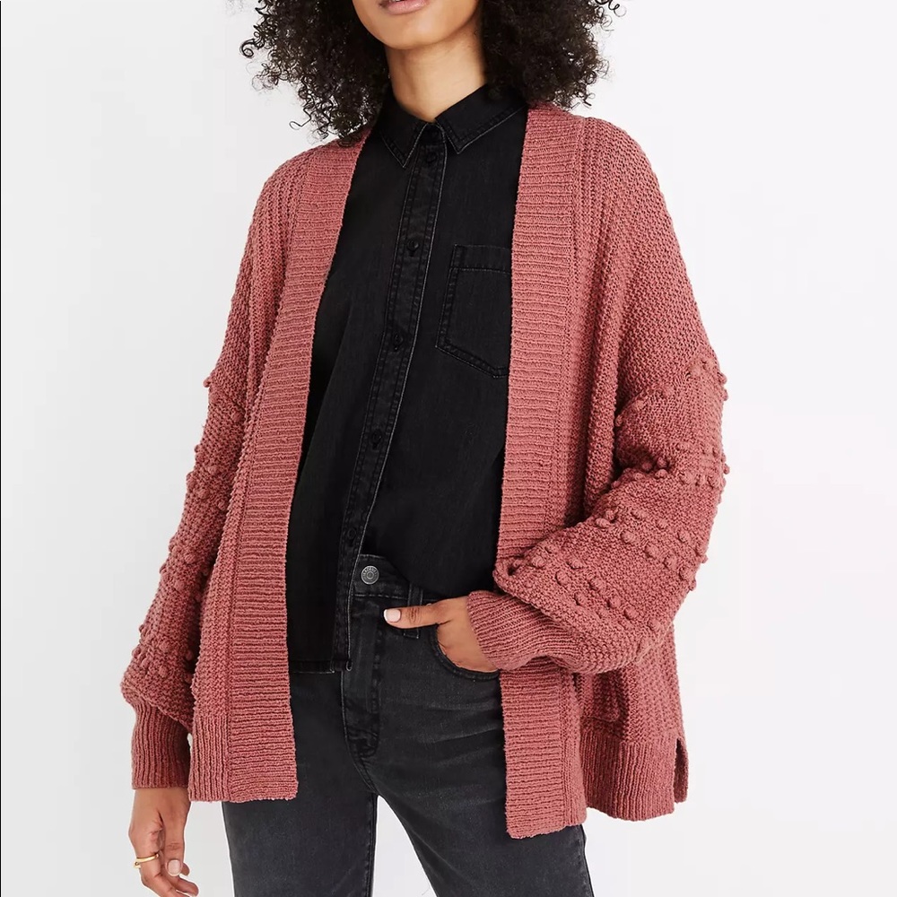 Madewell Bobble Cardigan Sweater S